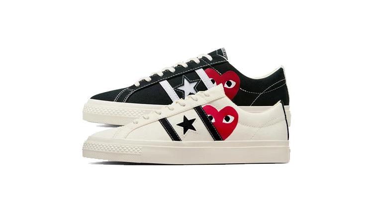 ONE STAR（CONS）X Comme des Garcons PLAY Milk LOW CUT A09878C