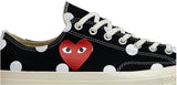 CT70 X Play Comme des Garcons Chuck 70 Ox Polka Dot BLACK LOW CUT 157248C