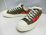 CT70 X Play Comme des Garcons Ox Multi Heart Green LOW CUT 162976C