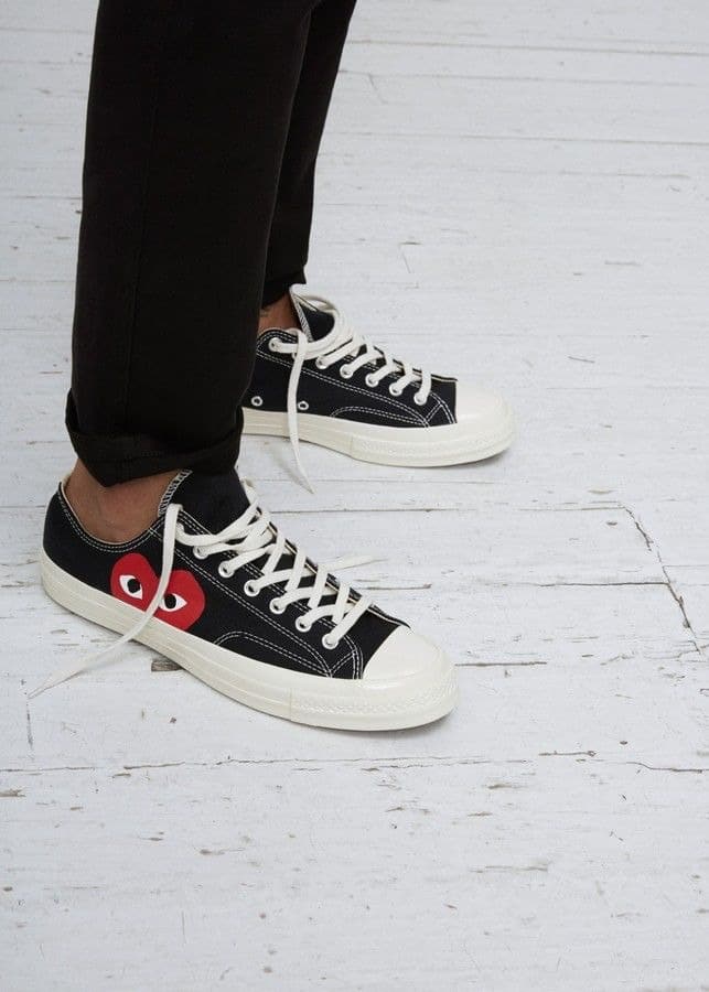 CT70 Comme des Garcon's BLACK LOW CUT （ブラック）150206C