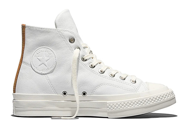 【CT70復刻・数量限定】Converse Chuck Taylor All Star 'First String' Premium Leather Natural White HI CUT A14281C