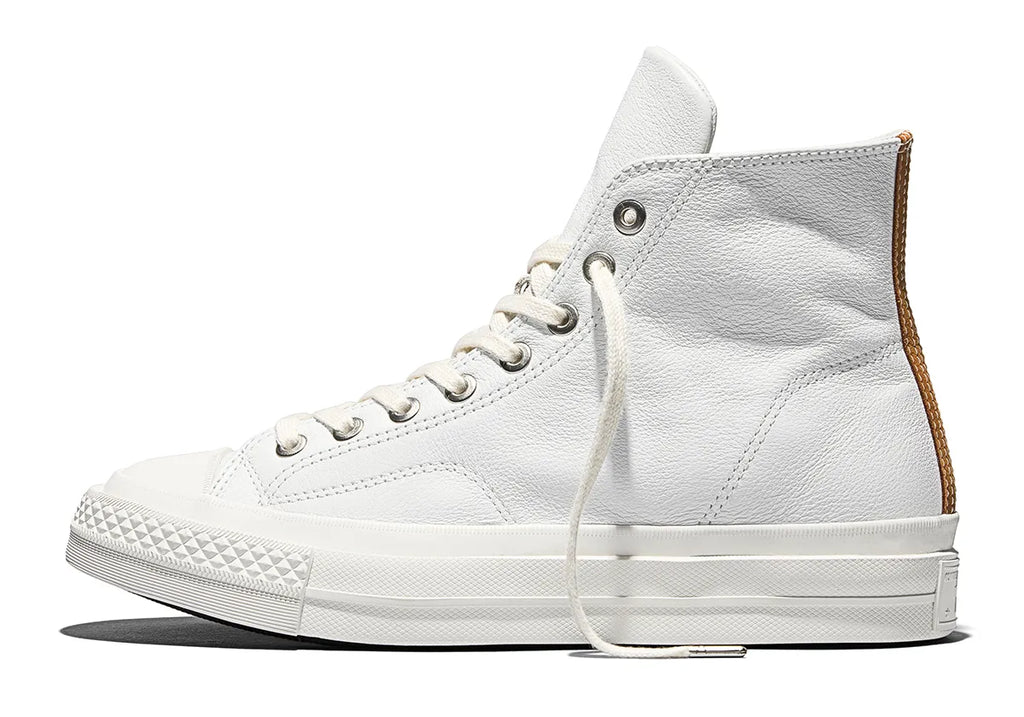 【CT70復刻・数量限定】Converse Chuck Taylor All Star 'First String' Premium Leather Natural White HI CUT A14281C