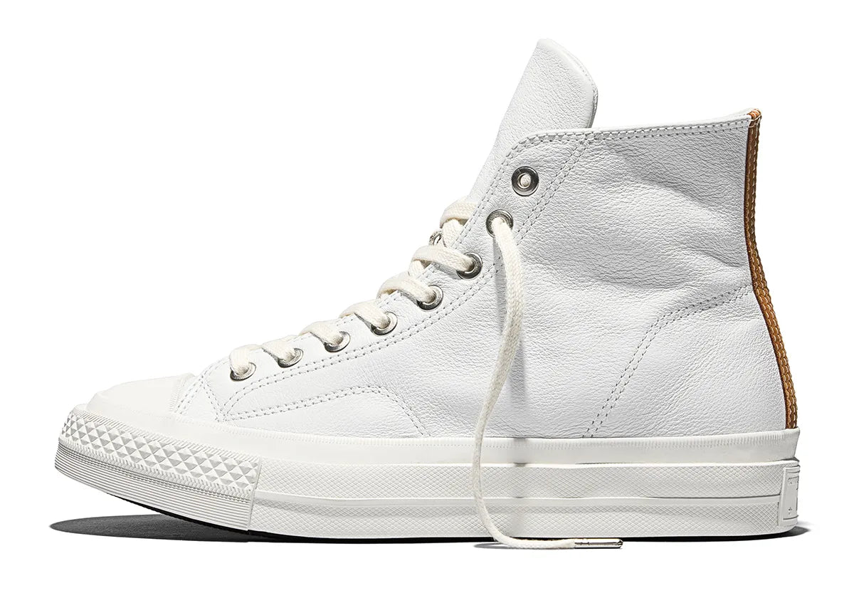 【CT70復刻・数量限定】Converse Chuck Taylor All Star 'First String' Premium Leather Natural White HI CUT A14281C