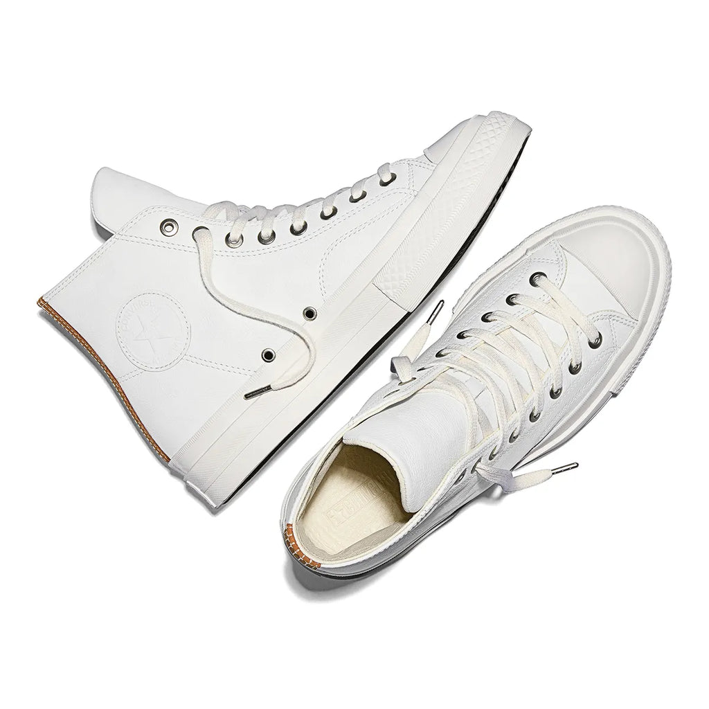 【CT70復刻・数量限定】Converse Chuck Taylor All Star 'First String' Premium Leather Natural White HI CUT A14281C