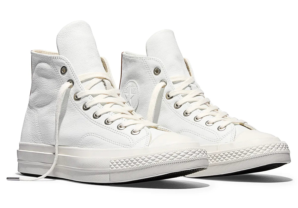 【CT70復刻・数量限定】Converse Chuck Taylor All Star 'First String' Premium Leather Natural White HI CUT A14281C