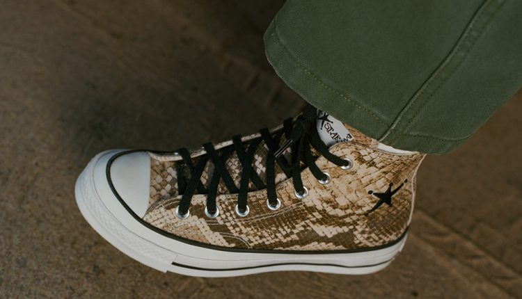 【2024年10月新作・数量限定】CT70 STUSSY ステューシー Leather（レザー） Snakeskin HI CUT A11674C