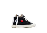 CT70 X Play Comme des Garcons Single Hear BLACK（キッズ）17cm~21cm  HI CUT A08802C