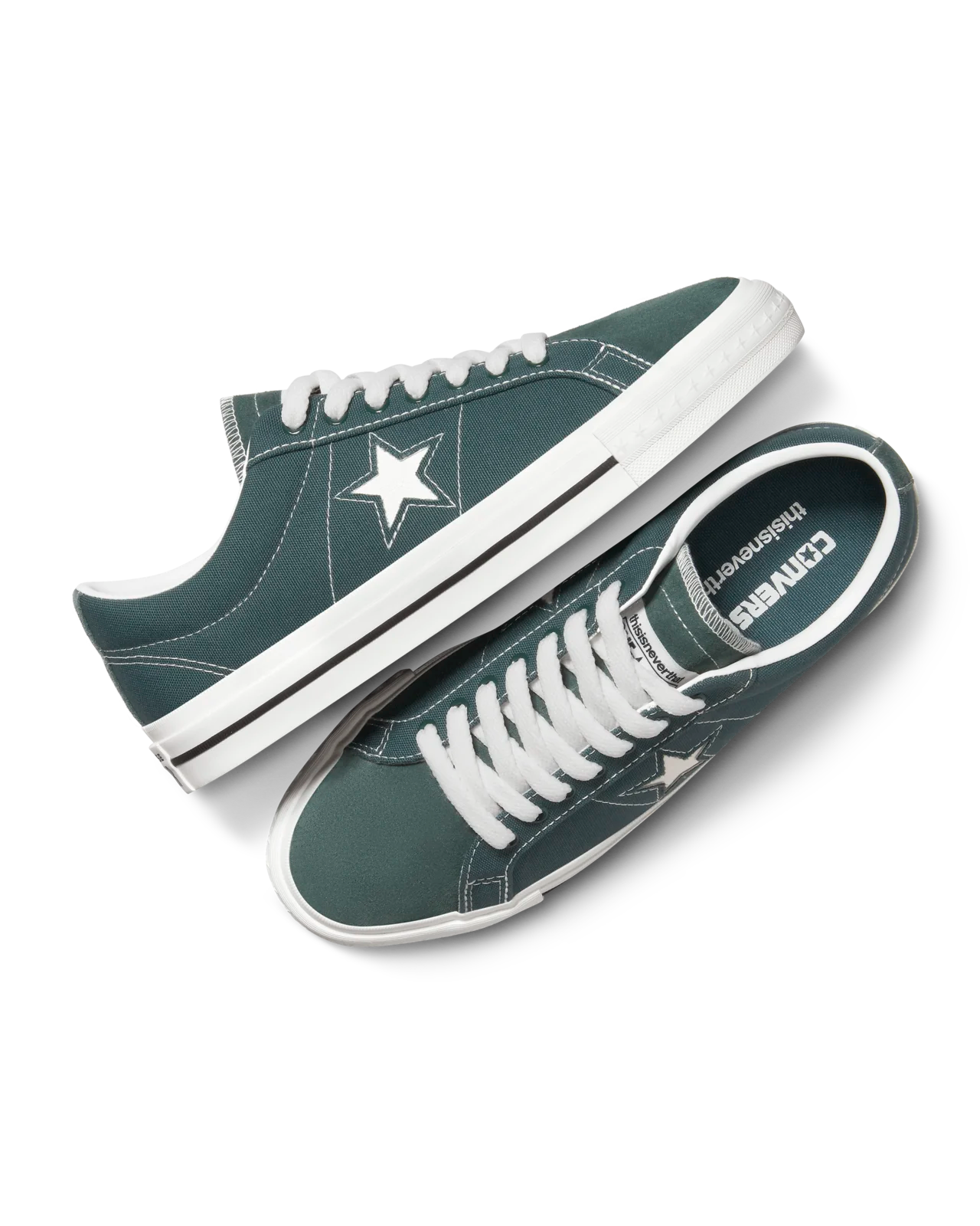 【韓国ブランドコラボ】ONE STAR X thisisneverthat Trekking Green LOW CUT A12052C
