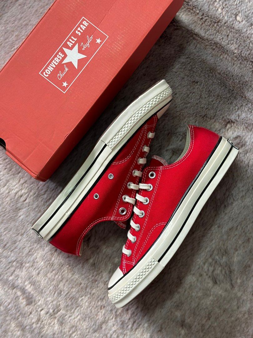 【旧品番・全サイズ再入荷】CT70 ENAMEL RED（エナメルレッド） LOW CUT 164949C