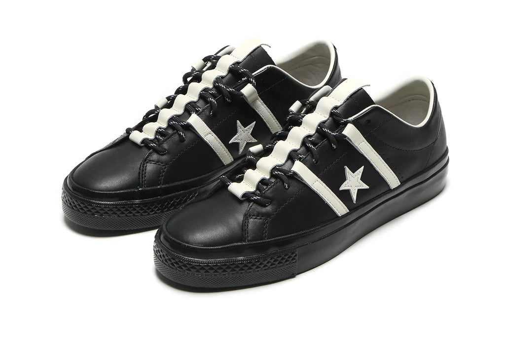 ONE STAR PRO（CONS）ACADEMY BLACK LEATHER（レザー）Bobby DeKeyzer LOW CUT A12139C