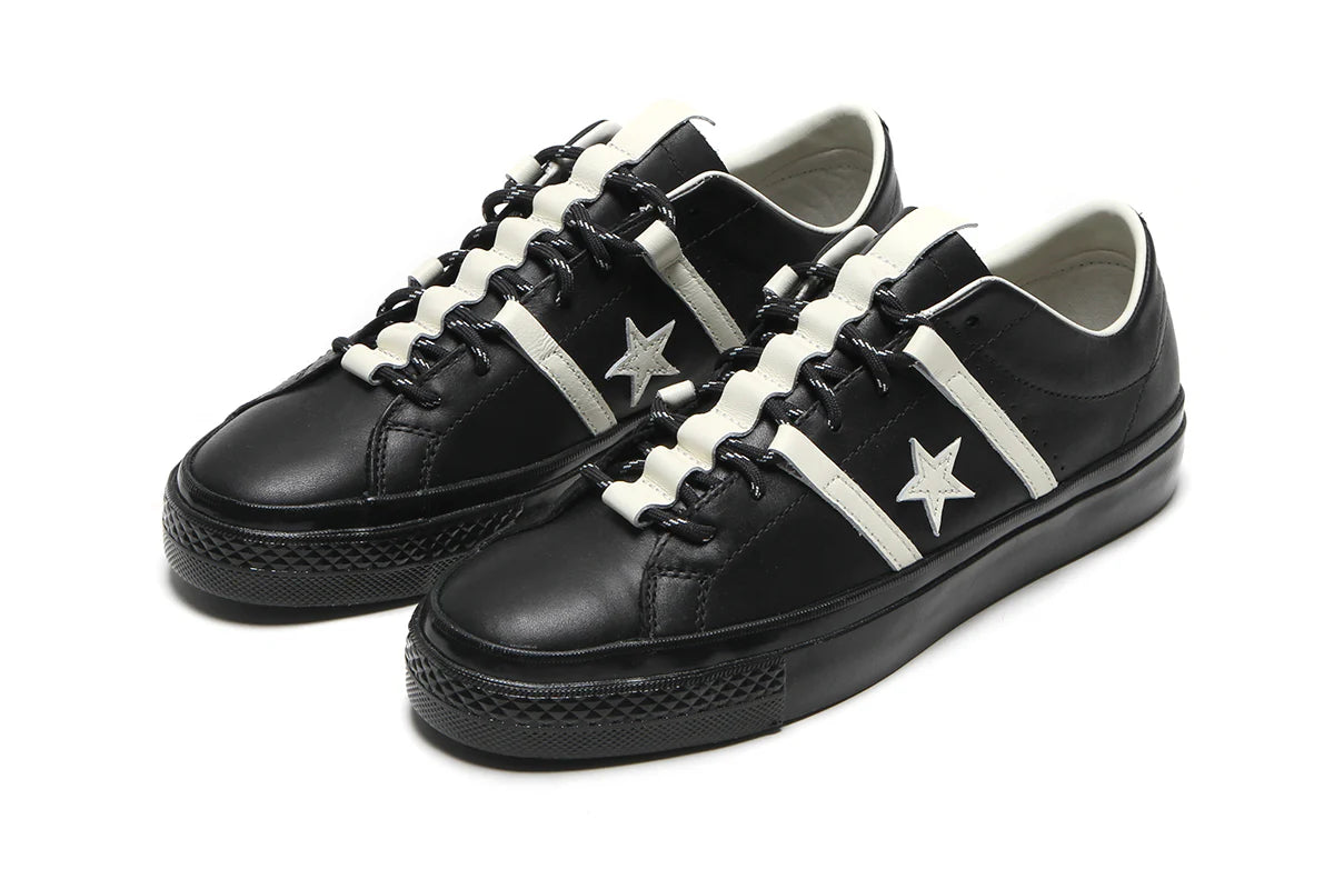 ONE STAR PRO（CONS）ACADEMY BLACK LEATHER（レザー）Bobby DeKeyzer LOW CUT A12139C