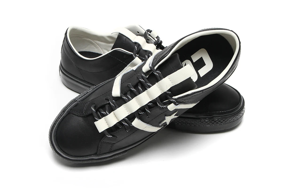 ONE STAR PRO（CONS）ACADEMY BLACK LEATHER（レザー）Bobby DeKeyzer LOW CUT A12139C