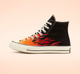 【デットストック】CT70 Archive Print Flames BLACK HI CUT 165024C
