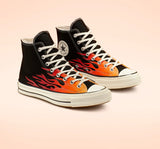【デットストック】CT70 Archive Print Flames BLACK HI CUT 165024C