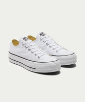 【26cm 1足のみ】ALL STAR Lift Canvas White LOW CUT 560251C