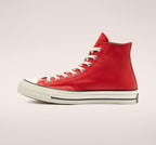 【22cmのみ】CT70 LEATHER（レザー）University Red HI CUT 170370C