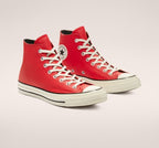 【22cmのみ】CT70 LEATHER（レザー）University Red HI CUT 170370C