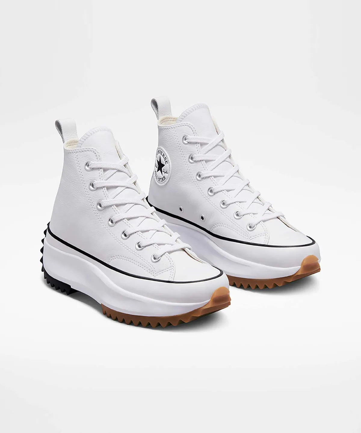 RUN STAR HIKE WHITE LEATHER（レザー）HI CUT A04293C
