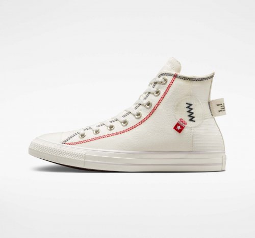 ALL STAR Logo（旧パッチ）Tag VINTAGE WHITE HI CUT A06104C
