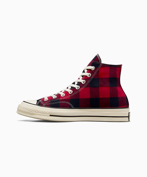 CT70 Upcycled Flannel RED HI CUT A05312C