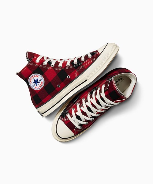 CT70 Upcycled Flannel RED HI CUT A05312C