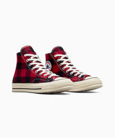 CT70 Upcycled Flannel RED HI CUT A05312C