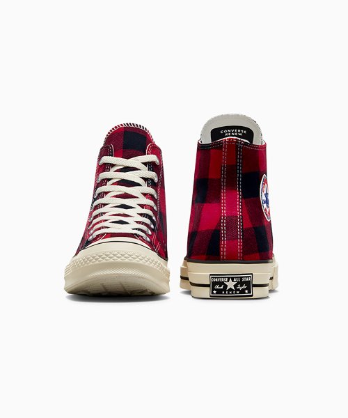 CT70 Upcycled Flannel RED HI CUT A05312C