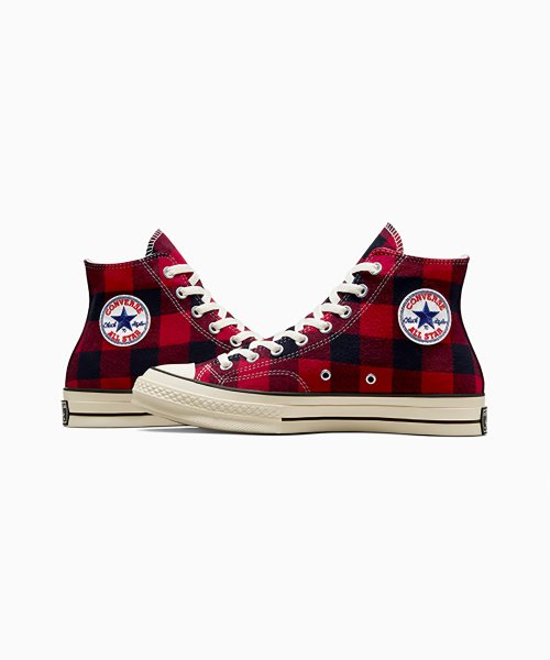 CT70 Upcycled Flannel RED HI CUT A05312C