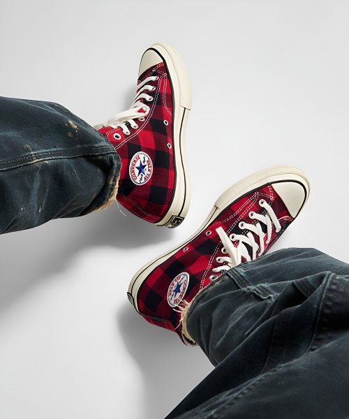 CT70 Upcycled Flannel RED HI CUT A05312C