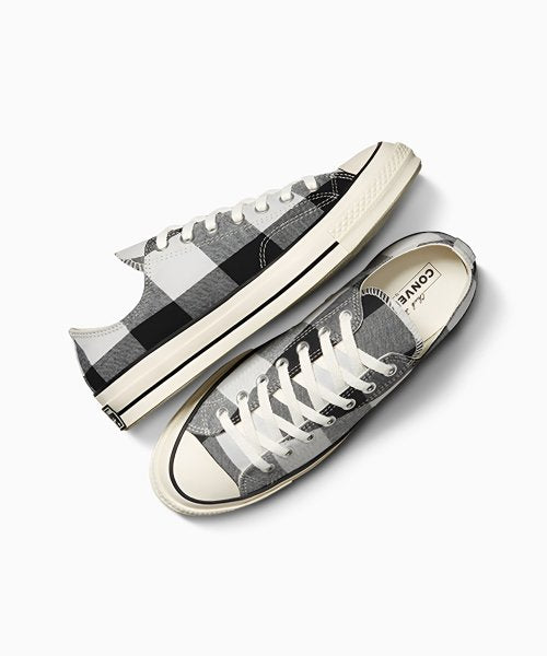 CT70 Upcycled Flannel GREY LOW CUT A05313C