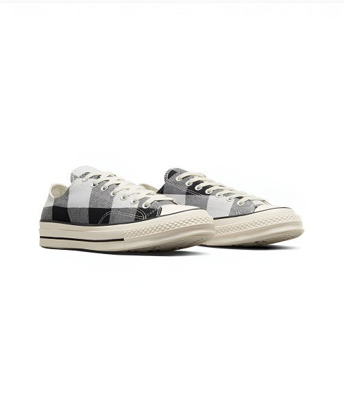 CT70 Upcycled Flannel GREY LOW CUT A05313C