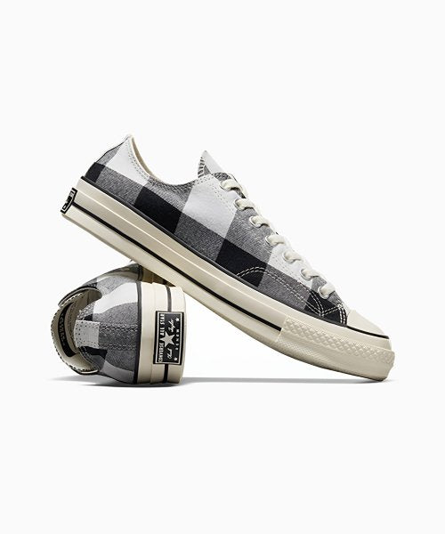 CT70 Upcycled Flannel GREY LOW CUT A05313C
