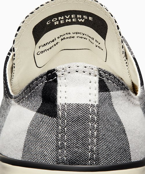CT70 Upcycled Flannel GREY LOW CUT A05313C