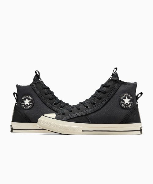 CT70 Leather and Suede BLACK HI CUT A08178C – raretem.shop