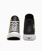 CT70 Star Studded レザー BLACK HI CUT A06809C