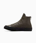 CT70 2023年新型 LEATHER（レザー） BROWN Zipper Heel HI CUT A02110C