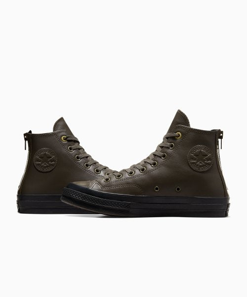 CT70 2023年新型 LEATHER（レザー） BROWN Zipper Heel HI CUT A02110C