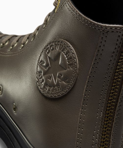 CT70 2023年新型 LEATHER（レザー） BROWN Zipper Heel HI CUT A02110C