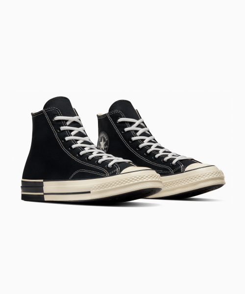 【TWICEサナ着用】CT70 BLACK&WHITE MIX HI CUT（ブラック）A08134C