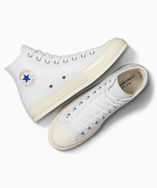 【旧パッチ・復刻モデル】CT70  CLASSIC LEATHER（レザー）WHITE  HI CUT A07201C