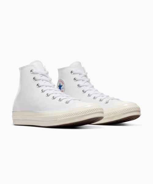 【旧パッチ・復刻モデル】CT70  CLASSIC LEATHER（レザー）WHITE  HI CUT A07201C