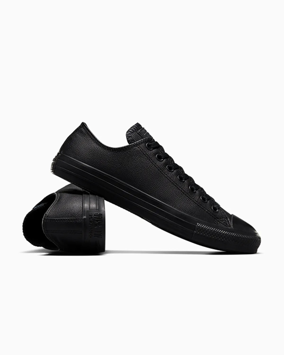 ALL STAR LEATHER（レザー）MONO BLACK LOW CUT 135253C