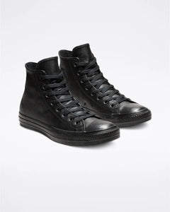 ALL STAR LEATHER（レザー）MONO BLACK HI CUT 135251C – RARETEM