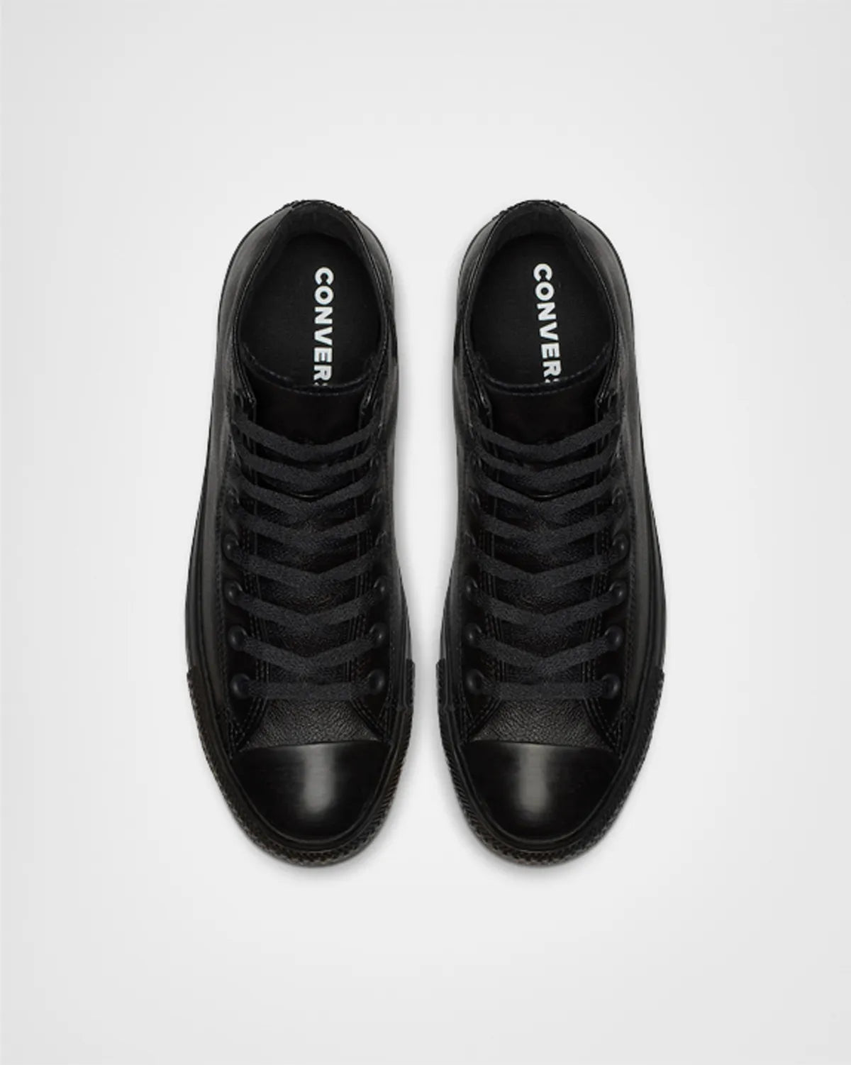 ALL STAR LEATHER（レザー）MONO BLACK HI CUT 135251C
