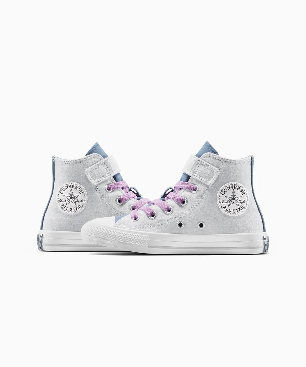 【ナルト 疾風伝  NARUTO SHIPPUDEN 】ALL STAR Chuck Taylor x SASUKE FOSSLIZED WHITE （キッズ）17~21cm HI CUT A16146C