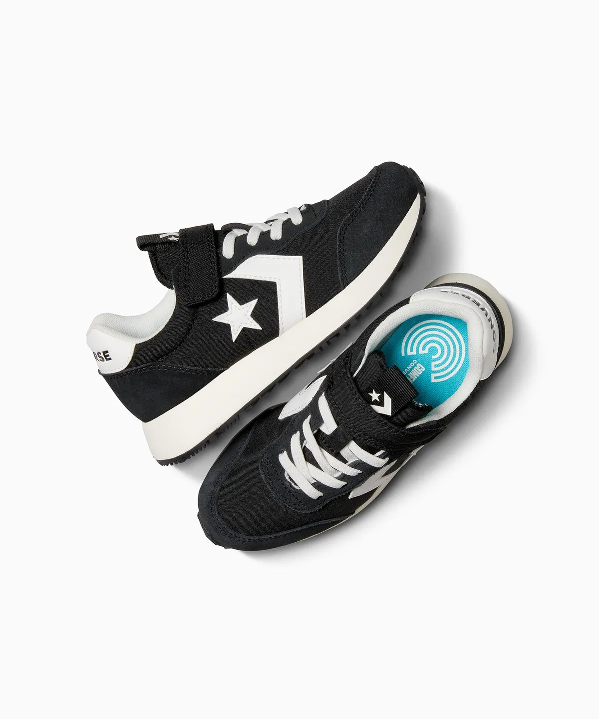 OMEGA TRAINER EASY-ON KIDS（キッズ）17cm-21cm BLACK A13095C