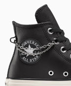 ALL STAR Chuck Taylor Leather（レザー）Chains Black HI CUT A16409C