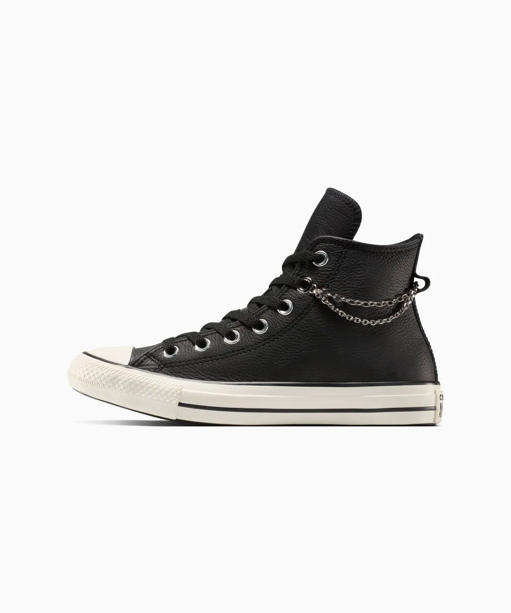 ALL STAR Chuck Taylor Leather（レザー）Chains Black HI CUT A16409C