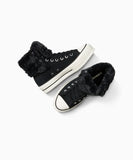 ALL STAR Fold-Over Lift XHi Faux Fur Black A15229C