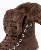 ALL STAR Fold-Over Lift XHi Faux Fur Totally Fudged A15230C